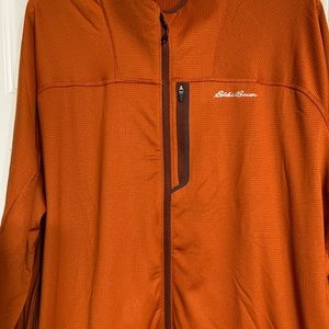 New Eddie Bauer fleece lined light weight zipper jacket